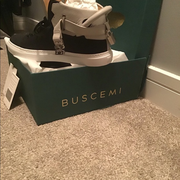 Brand new Authentic men’s 100 MM buscemi High-tops - Picture 2 of 8